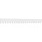 Ekena Millwork Sanford Architectural Grade PVC Dentil Trim, 7"H x 1"P x 93 3/8"L DENP07SAN00 - alternate 1